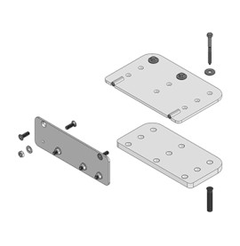 Securiwall bracket plate support kit